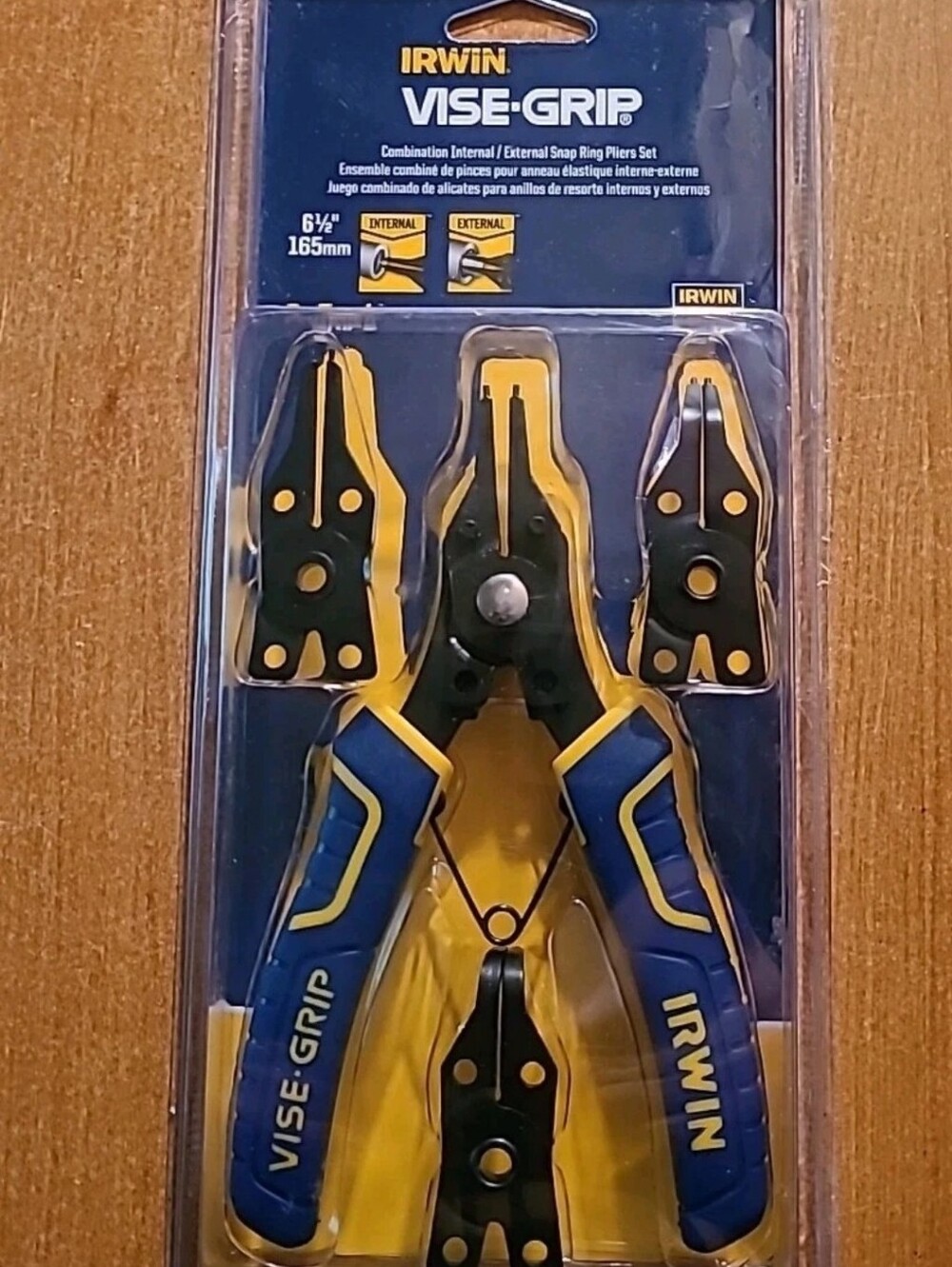 IRWIN Vise-Grip Snap Ring Pliers Set - Blue & Yellow